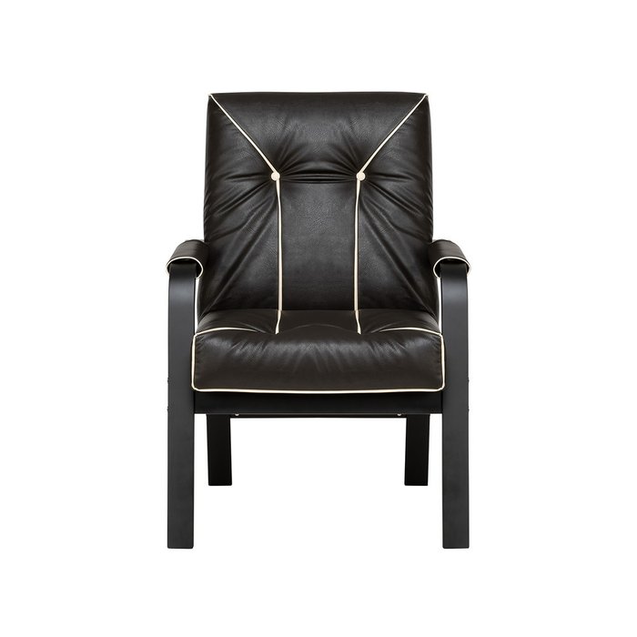 Кресло Модена Люкс черного цвета - купить Интерьерные кресла по цене 17610.0