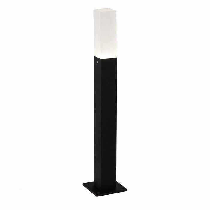 Уличный светодиодный светильник Vivo бело-черного цвета