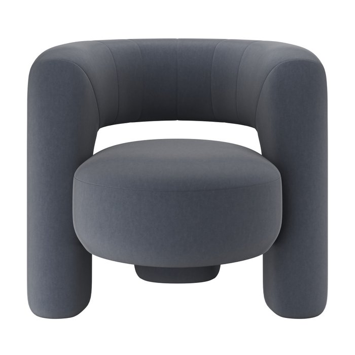 Кресло Zampa синего цвета - лучшие Интерьерные кресла в INMYROOM