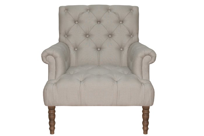 Кресло Senza бежевого цвета - купить Интерьерные кресла по цене 26825.0