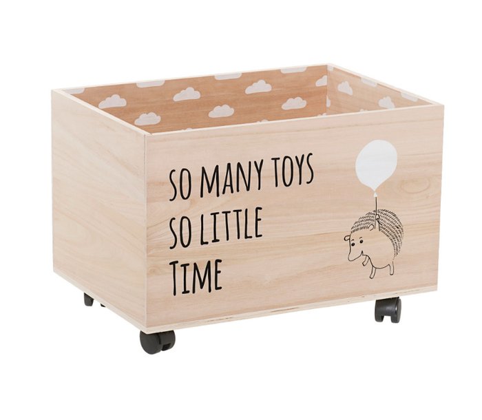 Ящик для игрушек на колесах - лучшие Декоративные коробки в INMYROOM