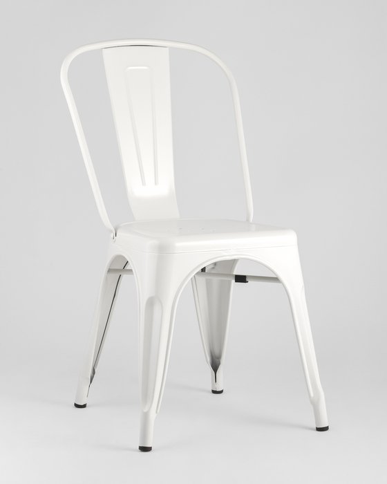 Стул Tolix белого цвета - купить Обеденные стулья по цене 3099.0