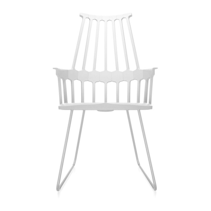 Кресло Comback белого цвета - купить Обеденные стулья по цене 68039.0