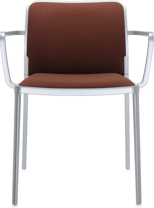 Стул Audrey Soft с подлокотниками коричневого цвета - купить Обеденные стулья по цене 86596.0