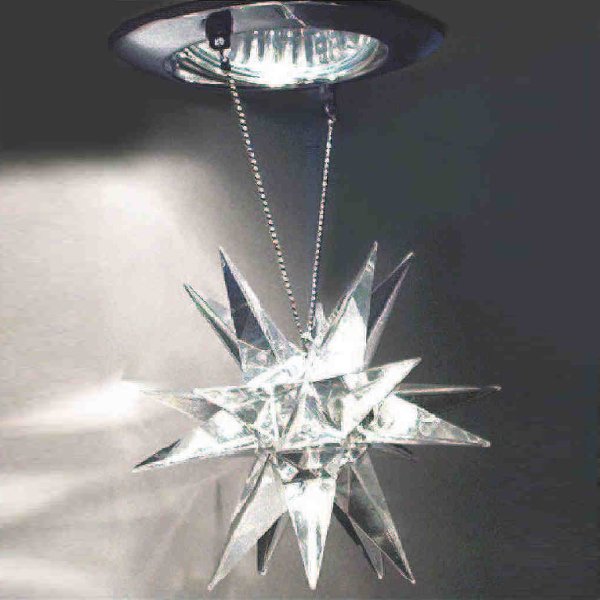 Встраиваемый светильник в форме звезды - купить Подвесные светильники по цене 4790.0