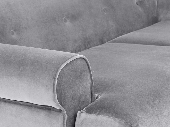 Диван Italia серого цвета - лучшие Прямые диваны в INMYROOM