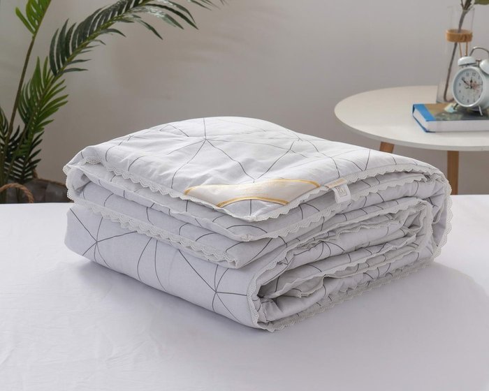 Одеяло Барри 200х220 белого цвета - лучшие Одеяла в INMYROOM