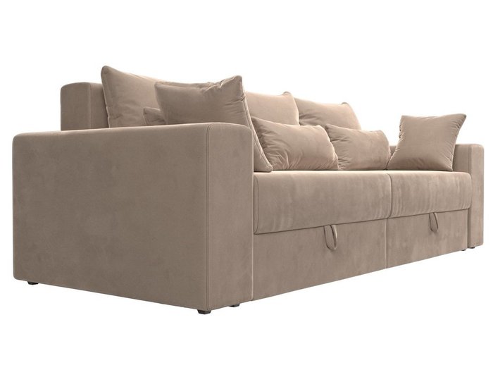 Прямой диван-кровать Мэдисон бежевого цвета - лучшие Прямые диваны в INMYROOM