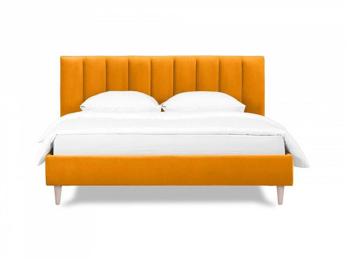 Кровать Queen II Sofia L 160х200 желтого цвета  - купить Кровати для спальни по цене 63720.0