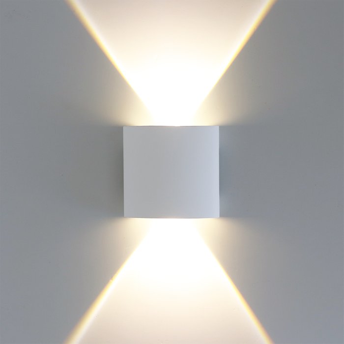 Фасадный светильник Arte Lamp BOSTO A3122AL-2WH - лучшие Настенные уличные светильники в INMYROOM