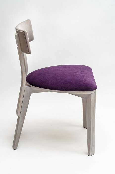 Стул Reсtangle Compact серо-фиолетового цвета - лучшие Обеденные стулья в INMYROOM