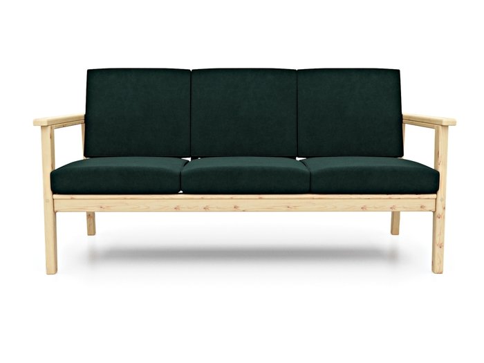 Диван Лориан Б зеленого цвета - купить Прямые диваны по цене 29990.0