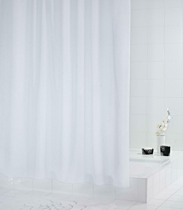 Штора для ванных комнат Diamond белый - купить Шторки для душа по цене 5814.0