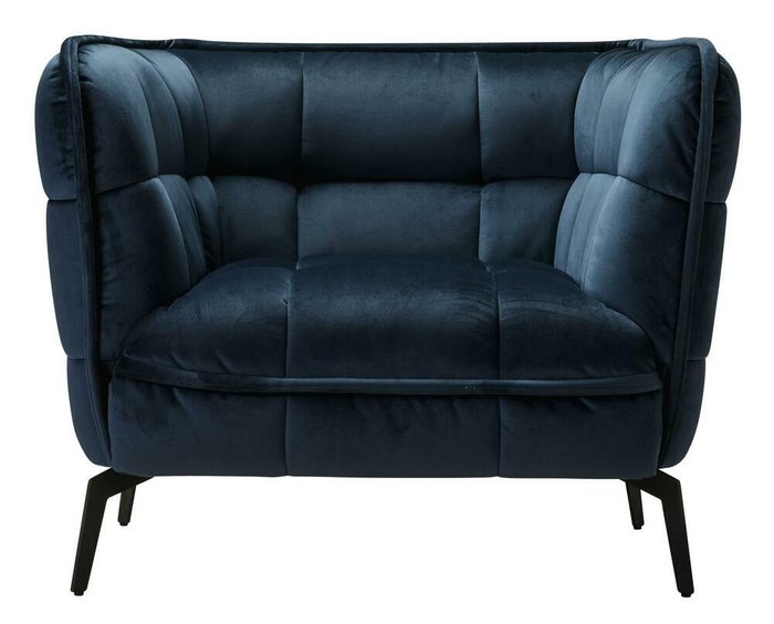 Кресло Осло темно-синего цвета - лучшие Интерьерные кресла в INMYROOM