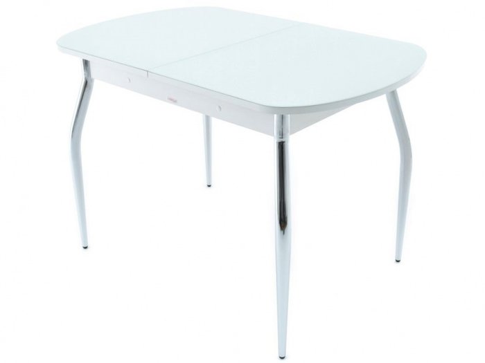 Обеденный стол раскладной Ривьера белого цвета