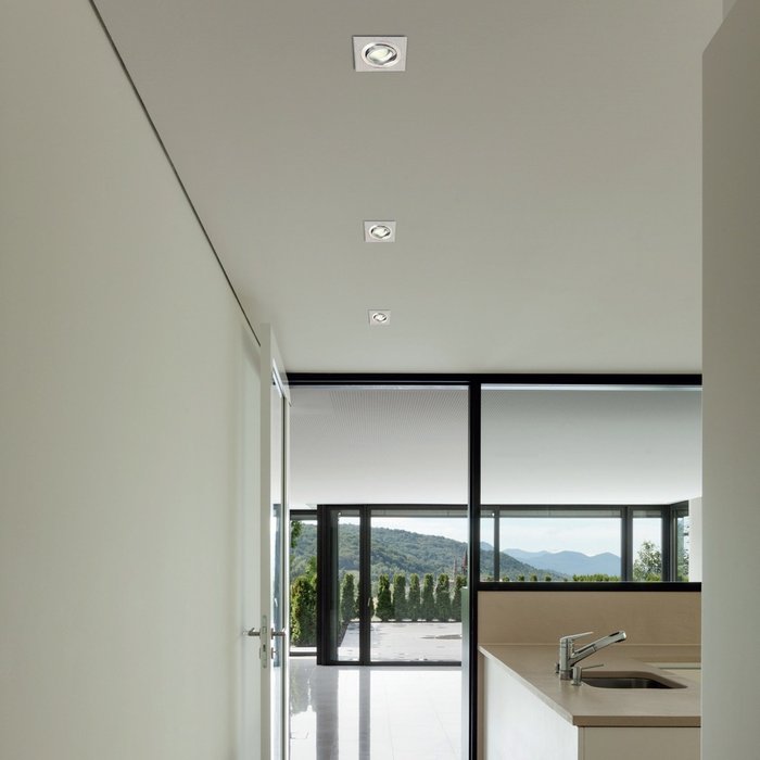 Встраиваемый светильник Basico GU10 C0002 (алюминий, цвет хром) - лучшие Встраиваемые споты в INMYROOM Встраиваемый светильник Basico GU10 C0002 (алюминий, цвет хром) - лучшие Встраиваемые споты в INMYROOM