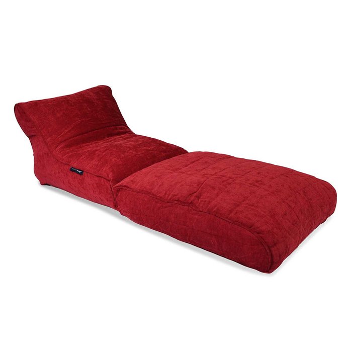 Бин бэг Ambient Lounge Conversion Lounger - Wildberry Deluxe (красный) - купить Бескаркасная мебель по цене 7642.0
