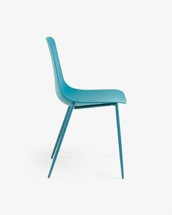 Стул WASSU голубого цвета - лучшие Обеденные стулья в INMYROOM