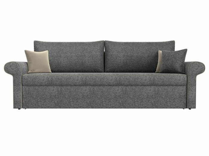 Прямой диван-кровать Милфорд серого цвета - купить Прямые диваны по цене 43990.0
