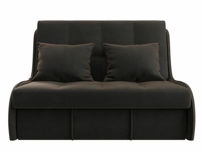 Прямой диван-кровать Риттэр коричневого цвета - купить Прямые диваны по цене 36999.0