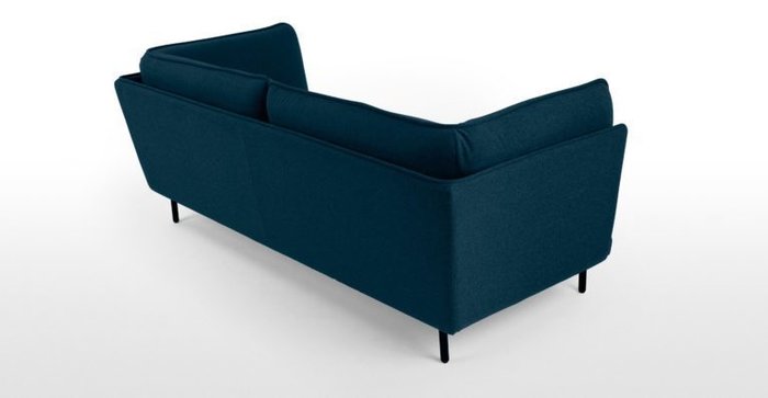 Трехместный диван WES синий - лучшие Прямые диваны в INMYROOM
