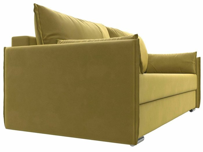 Прямой диван-кровать Сайгон желтого цвета - лучшие Прямые диваны в INMYROOM
