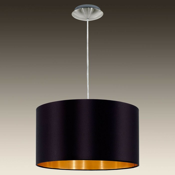 Подвесной светильник Maserlo черного цвета - купить Подвесные светильники по цене 9390.0