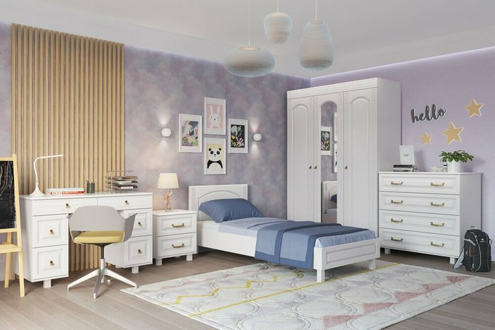 Комод Элизабет белого цвета - лучшие Комоды в INMYROOM Комод Элизабет белого цвета - лучшие Комоды в INMYROOM