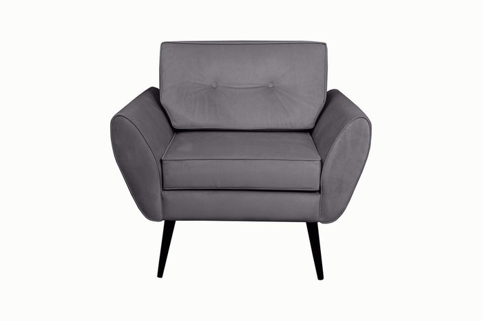 Кресло Swede серого цвета - купить Интерьерные кресла по цене 35360.0