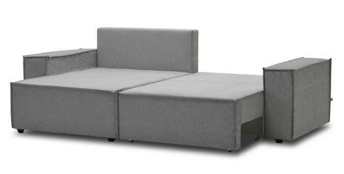 Угловой диван-кровать Фабио светло-серого цвета - лучшие Угловые диваны в INMYROOM