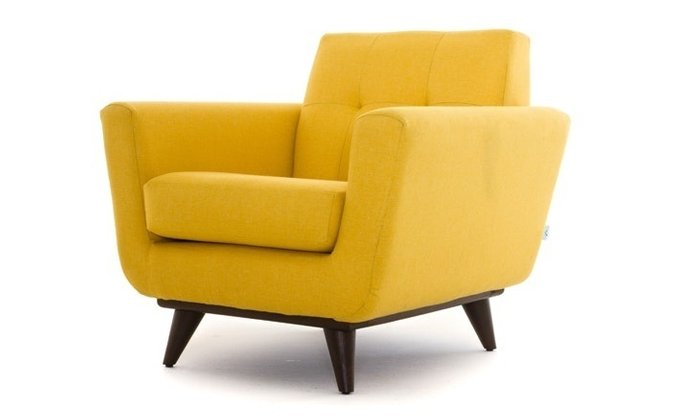 Кресло желтого цвета - купить Интерьерные кресла по цене 66800.0