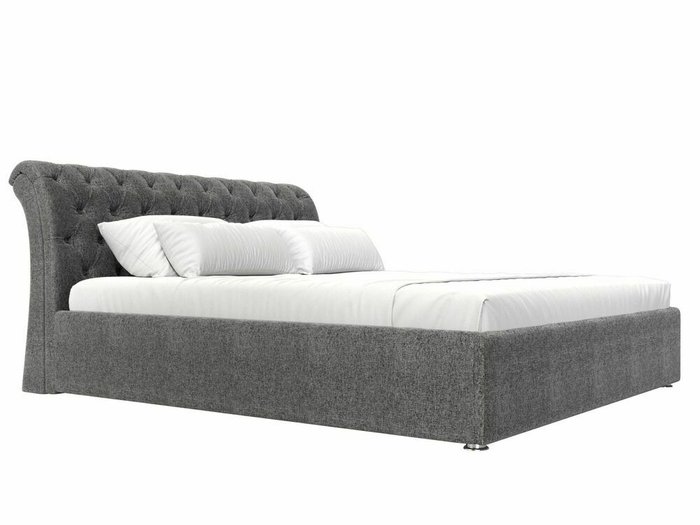 Кровать Сицилия 180х200 темно-серого цвета с подъемным механизмом  - лучшие Кровати для спальни в INMYROOM