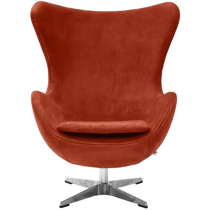 Кресло Egg терракотового цвета - купить Офисные кресла по цене 64990.0