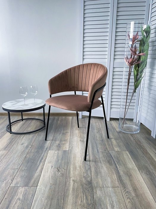 Стул Гемма коричневого цвета - лучшие Обеденные стулья в INMYROOM