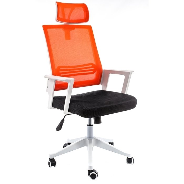 Компьютерное кресло Dreamer черно-оранжевого цвета