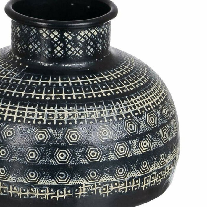 Ваза Чёрный Алюминий 15 x 15 x 13 cm - купить Вазы  по цене 3000.0