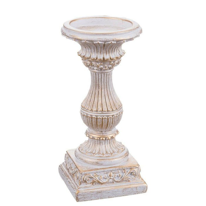 Канделябр Белый Смола Рождество 9 x 9 x 19,5 cm