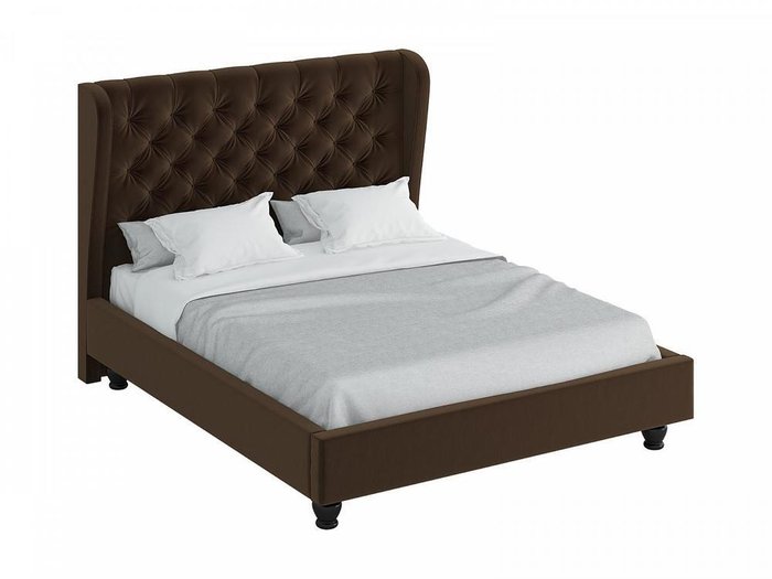 Кровать "Jazz" с высокой спинкой и декоративными пуговицами 180х200 см