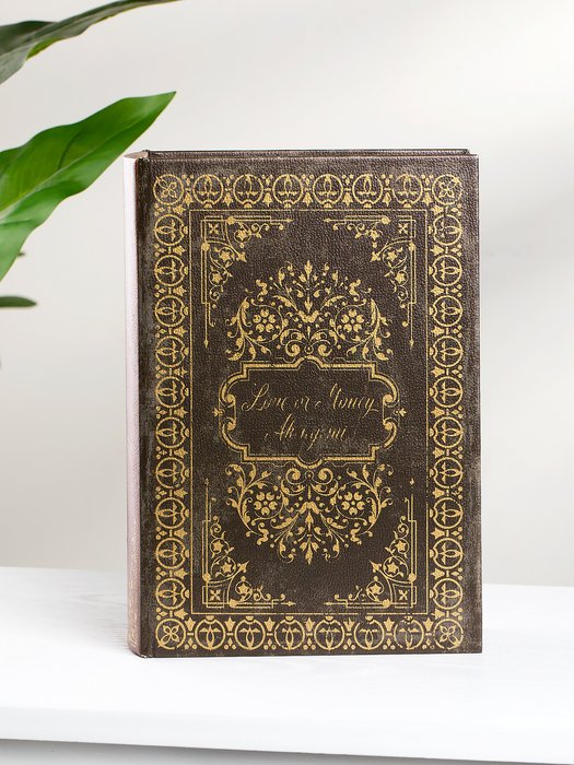 Шкатулка в виде книги коричневого цвета - купить Шкатулки по цене 2450.0