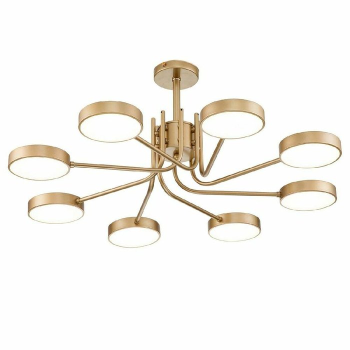 Люстра на штанге Skylar 10258/8LED (металл, цвет шампань) Люстра на штанге Skylar 10258/8LED (металл, цвет шампань)