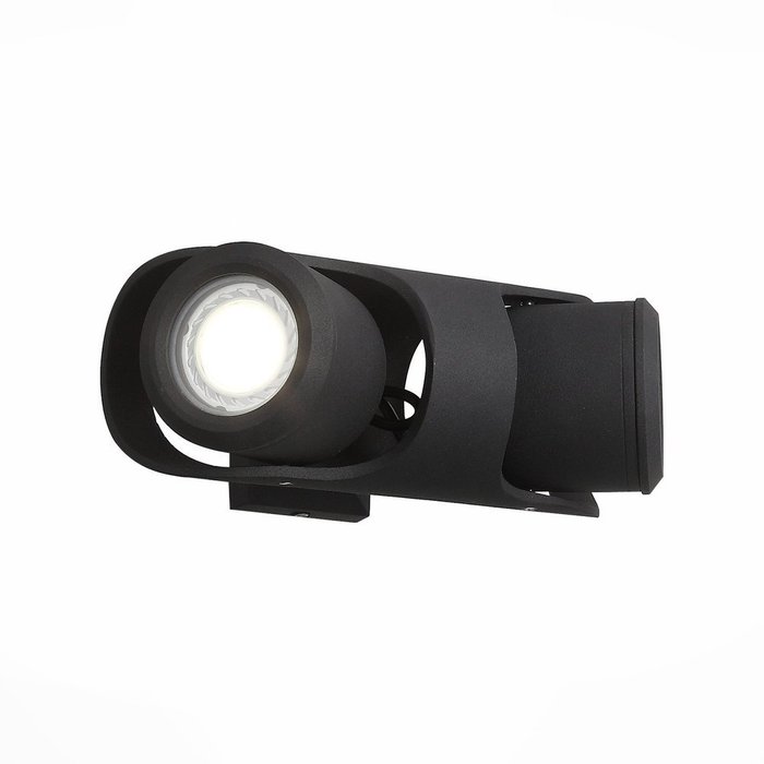 Уличный настенный светодиодный светильник Round черного цвета - купить Настенные уличные светильники по цене 8850.0