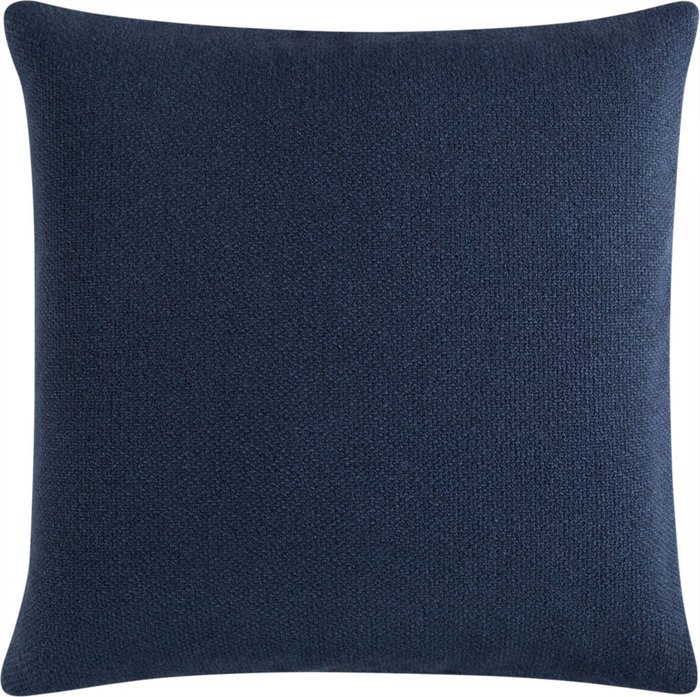 Декоративная подушка для дивана синего цвета