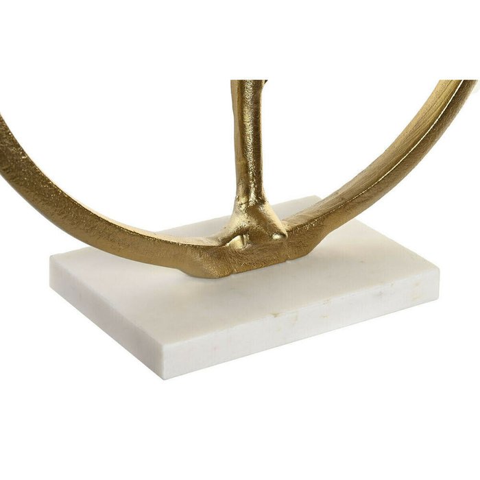Декоративная фигура DKD Home Decor 33 x 11 x 35,5 cm 36 x 10 x 36 cm Позолоченный Белый Yoga (2 штук) - купить Фигуры и статуэтки по цене 17533.0
