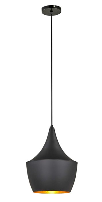 Подвесной светильник Balina fat black черного цвета  - купить Подвесные светильники по цене 6300.0