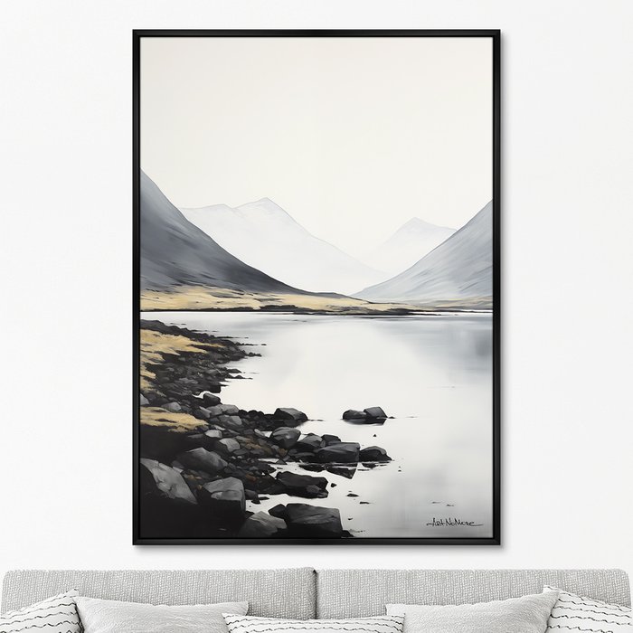 Репродукция картины Landscape collection, Calmness, No 2, 2024г. - купить Картины по цене 24999.0