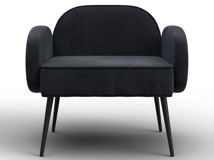 Кресло Лига-086 темно-серого цвета - купить Интерьерные кресла по цене 18990