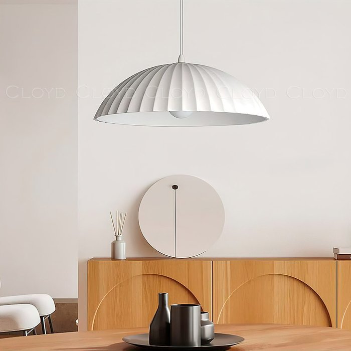 Подвесной светильник Cloyd ATTICA P1 / ?35 см - белый - купить Подвесные светильники по цене 32865