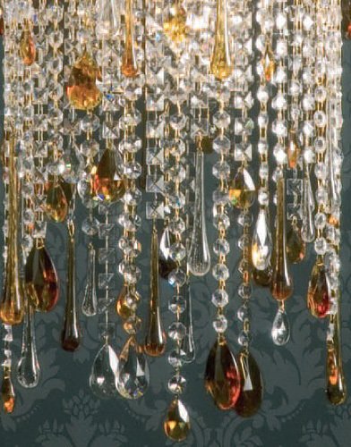 Подвесной светильник Jago Grac из хрусталя и кулоны из муранского стекла - лучшие Подвесные светильники в INMYROOM