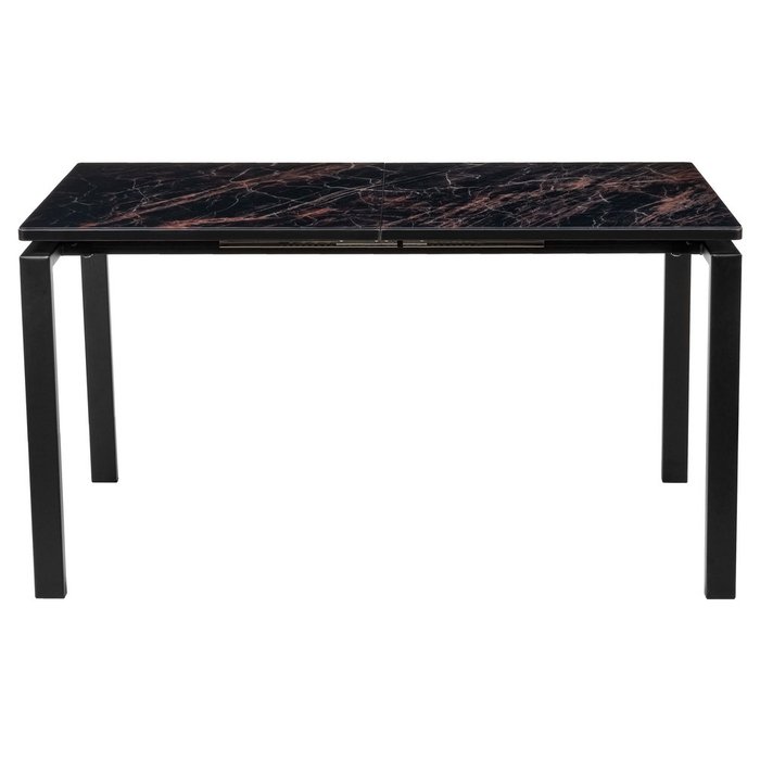 Стол раскладной Areal черного цвета под мрамор - купить Обеденные столы по цене 32990.0