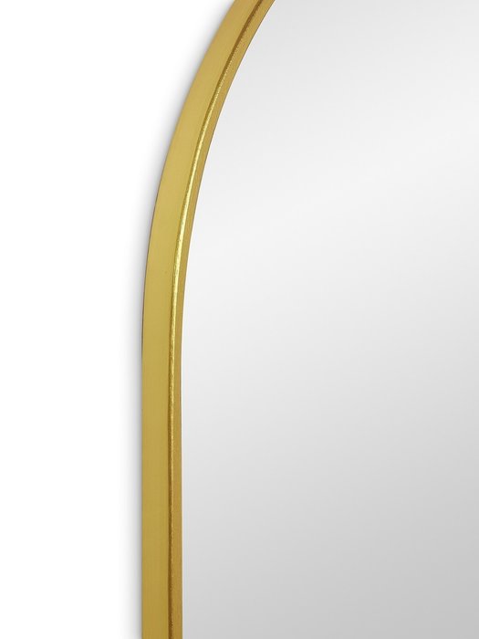 Настенное зеркало Arch M в раме золотого цвета - лучшие Настенные зеркала в INMYROOM